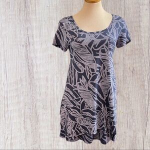 Fresh Produce 2 Piece Purple Tunic Top Skirt Skort Set Size XS
